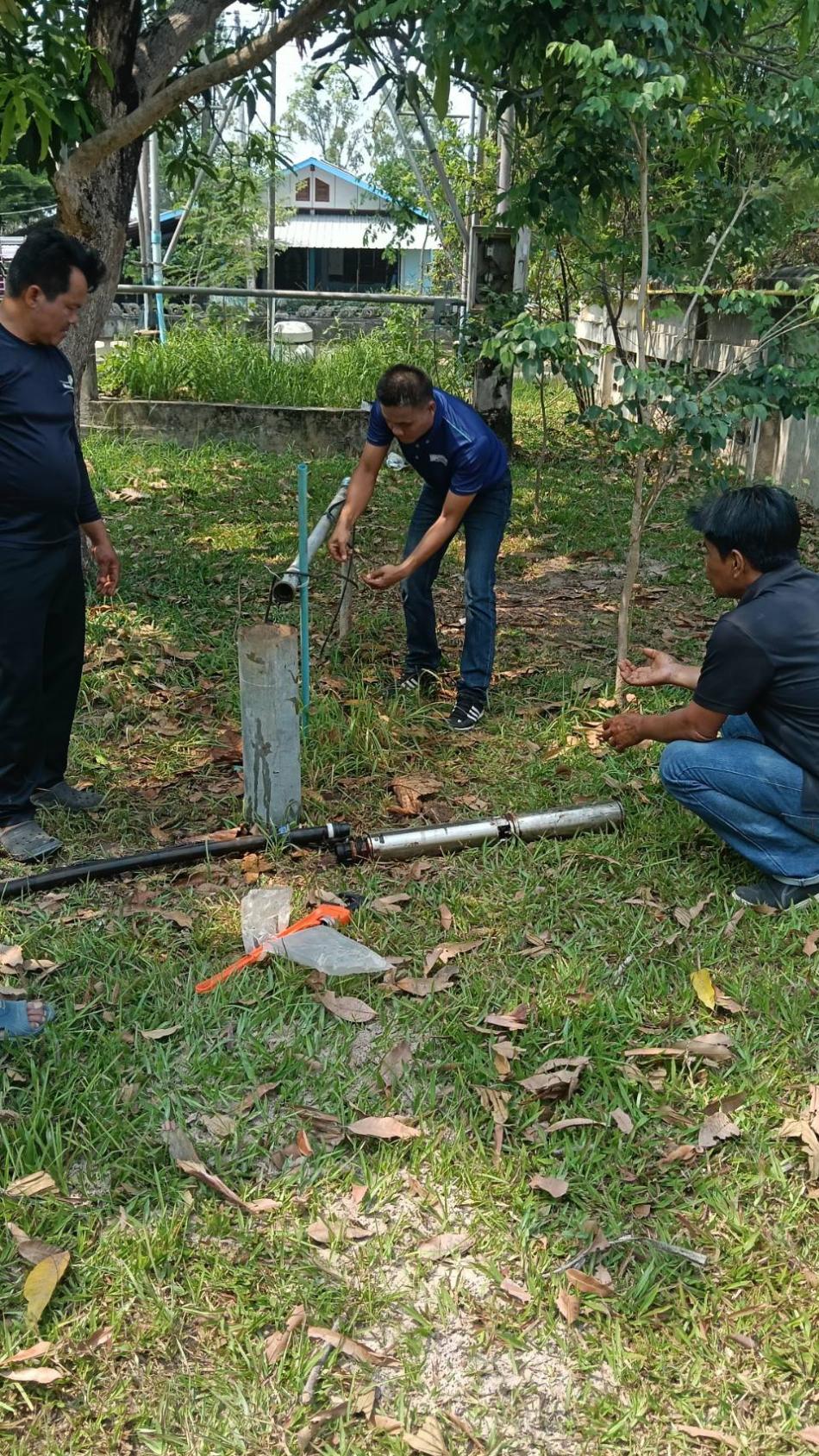 ดำเนินการซ่อมแซมระบบประปาหมู่บ้านหนองแฝก หมู่ที่ 8 ตำบลสร้างนกทา อำเภอเมืองอำนาจเจริญ จังหวัดอำนาจเจริญ 