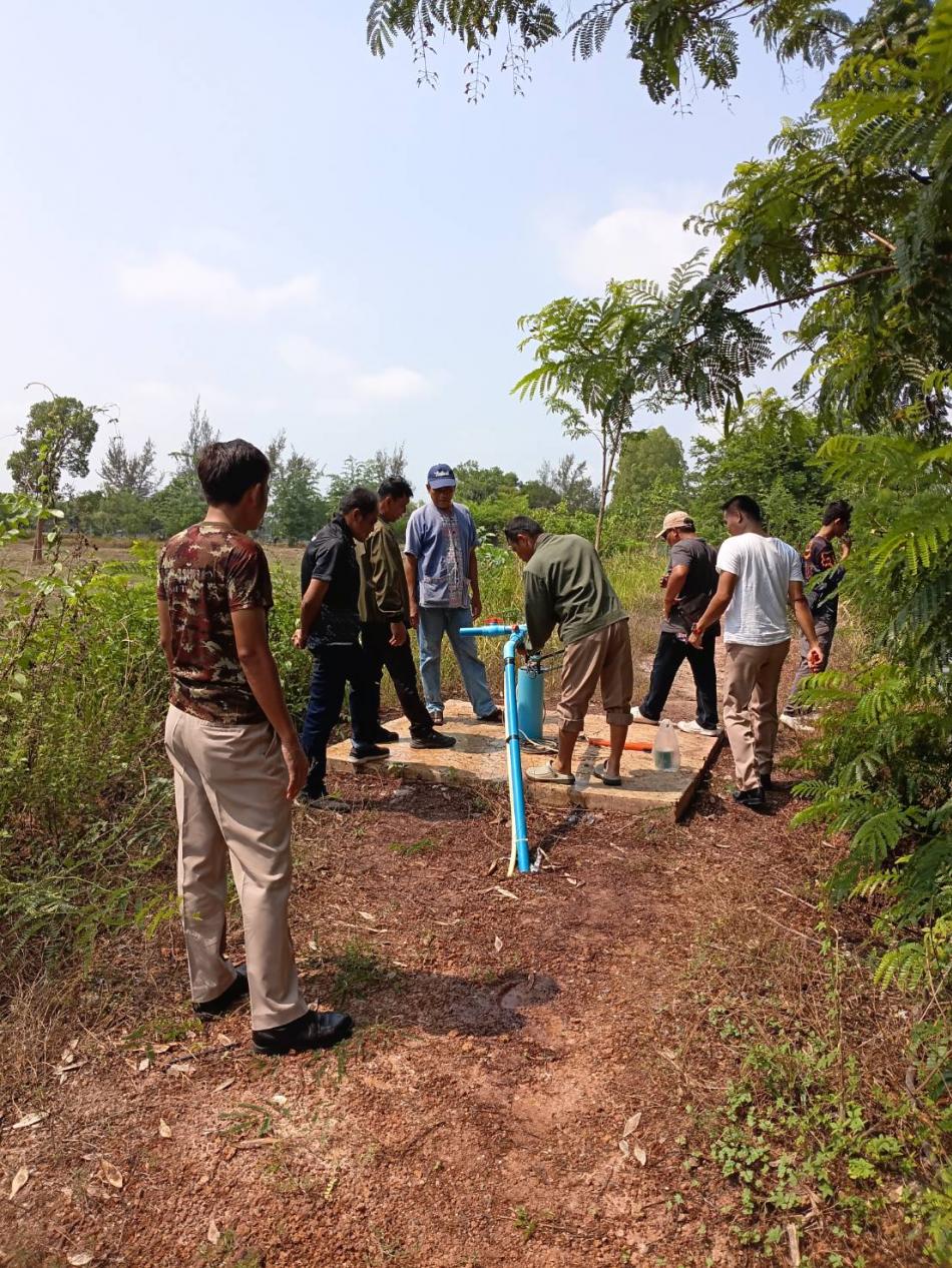 ดำเนินการซ่อมแซมประปาหมู่บ้านสร้างนกทา หมู่ที่ 13 ตำบลสร้างนกทา อำเภอเมืองอำนาจเจริญ จังหวัด