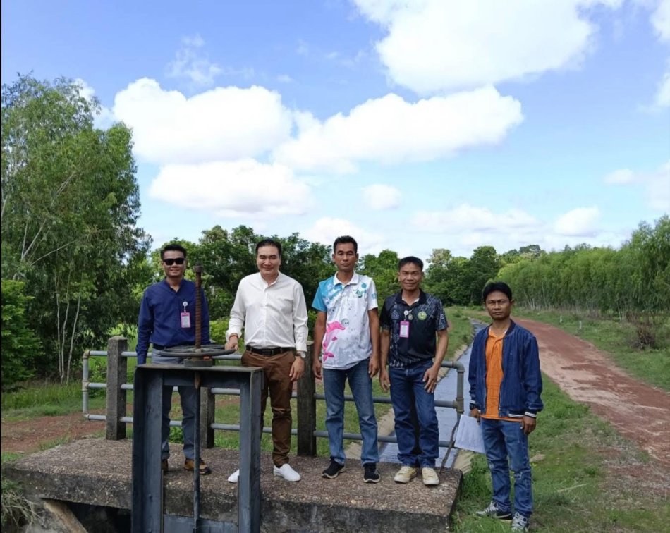  ลงพื้นที่สำรวจการบริหารจัดการน้ำชลประทานอ่างเก็บน้ำห้วยสีโท